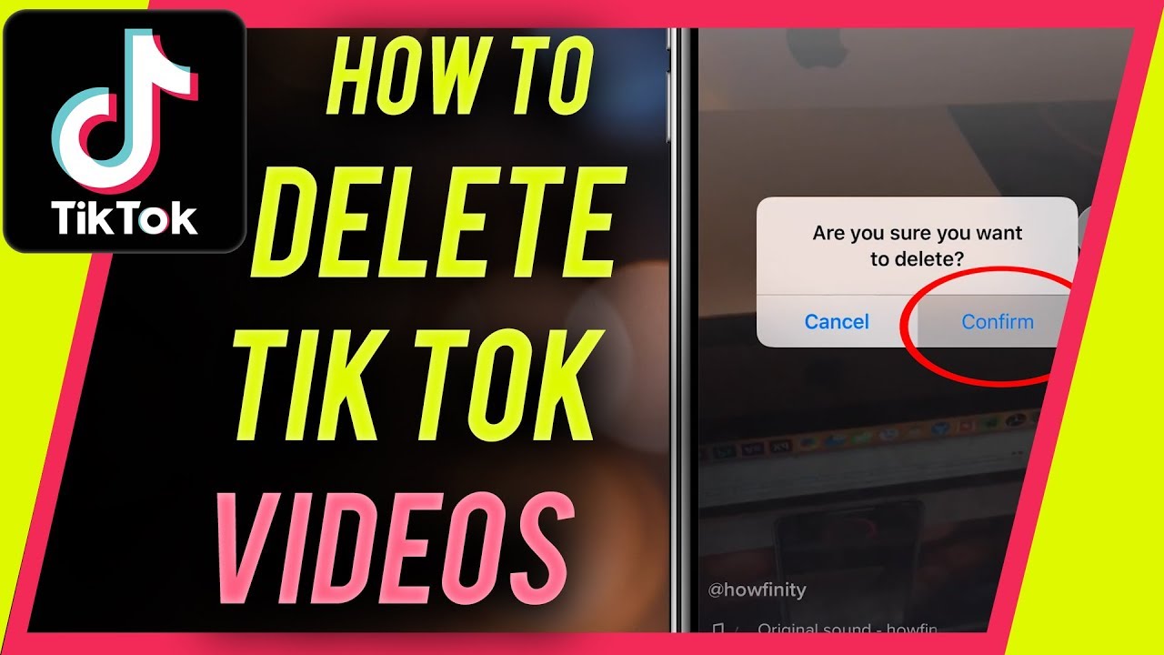 How Do You Delete A Posted Tiktok Video