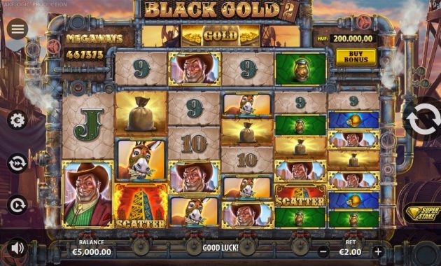 Black Gold 2 Megaways Slot Review: RTP 96.01% (Stakelogic)